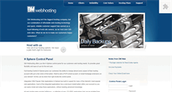Desktop Screenshot of dmwebhosting.com