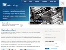 Tablet Screenshot of billing.dmwebhosting.com